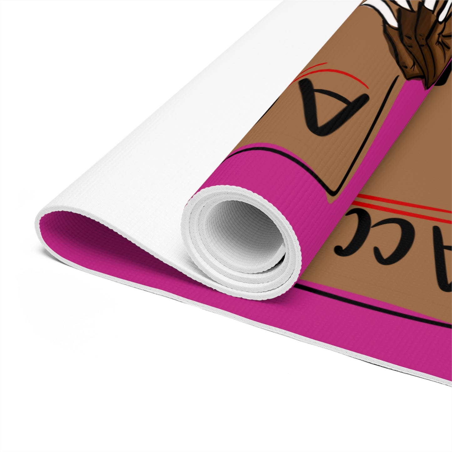 Yoga Mat — “Access to My Energy Is a Blessing” Inspirational Foam Yoga Mat