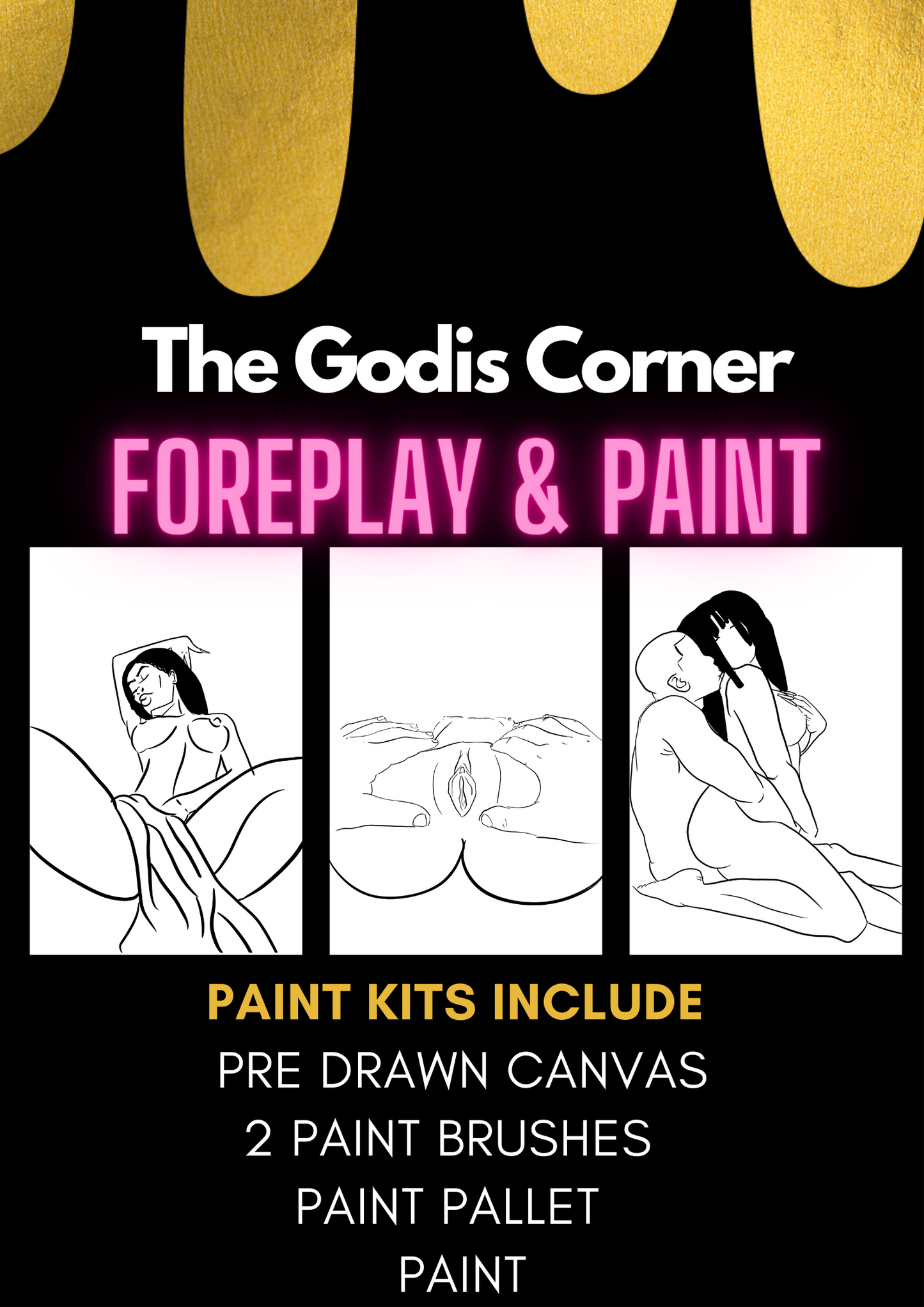 Erotic paint kits