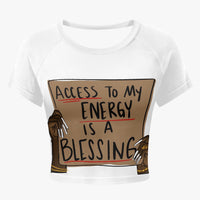 753. Women's Fitted Crop Top Tee