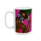 Mug — "Healing Through the Bullshit" Inspirational Ceramic Coffee Mug