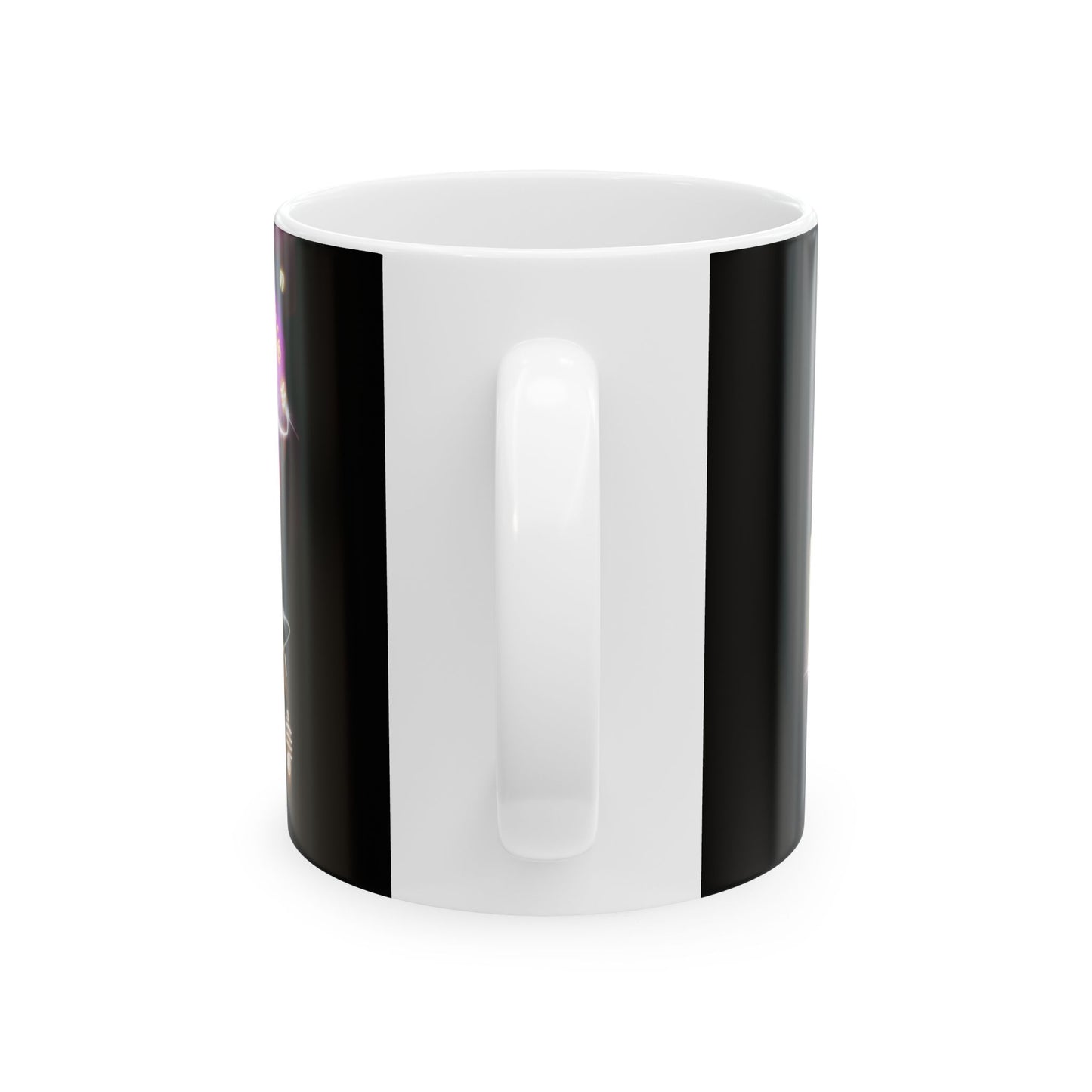 Call 1-800-kNow-Yoself Neon Psychic Ceramic Mug (11oz/15oz)