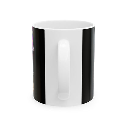 Call 1-800-kNow-Yoself Neon Psychic Ceramic Mug (11oz/15oz)