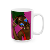 Mug — "Healing Through the Bullshit" Inspirational Ceramic Coffee Mug