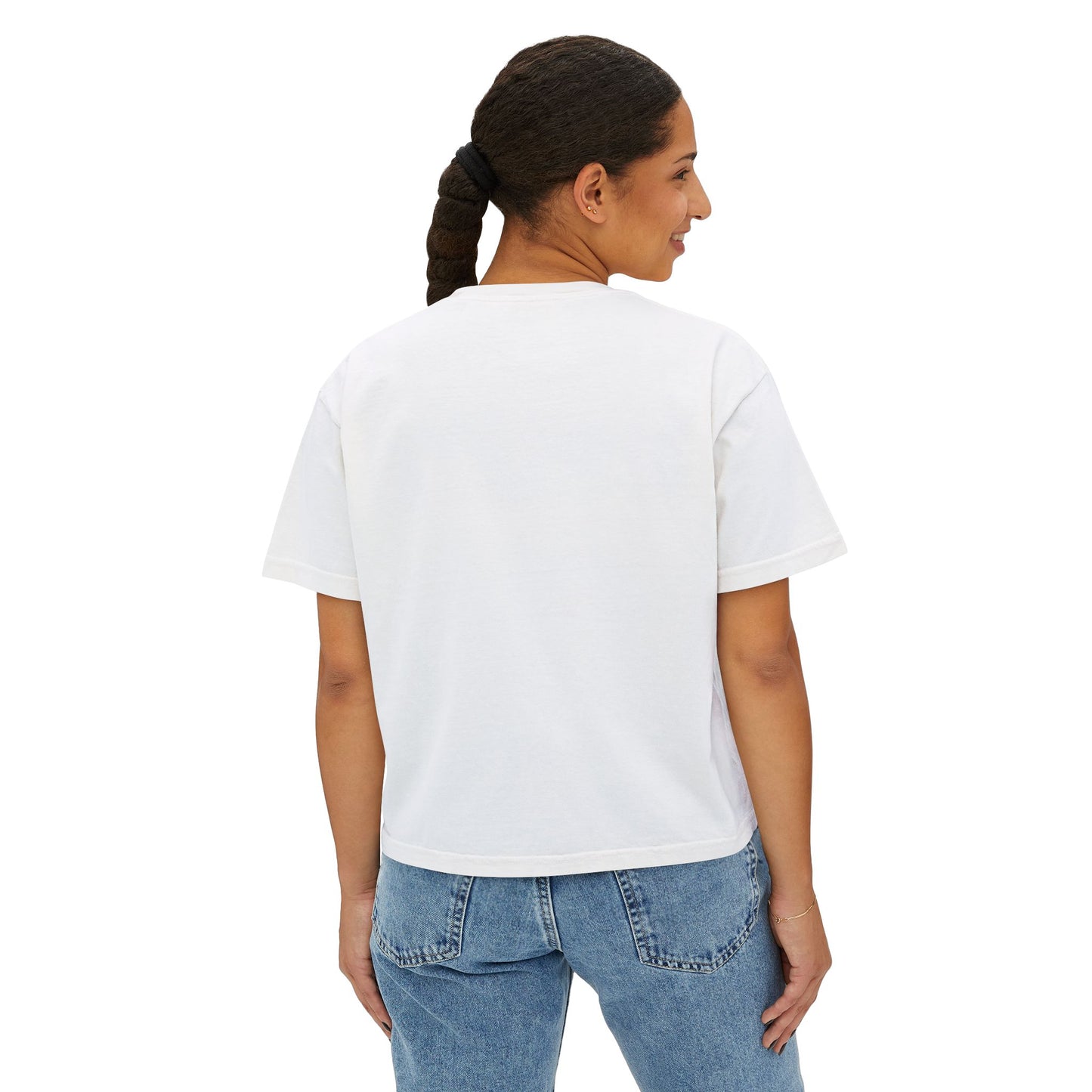 Boxy Tee — "Stay Away From Niggas That Disturb Ya Nervous System" Graphic Shirt