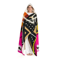 Hooded Sherpa Fleece Blanket