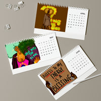 Desk Calendar (2024 grid)