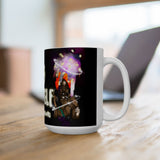 Call 1-800-kNow-Yoself Neon Psychic Ceramic Mug (11oz/15oz)