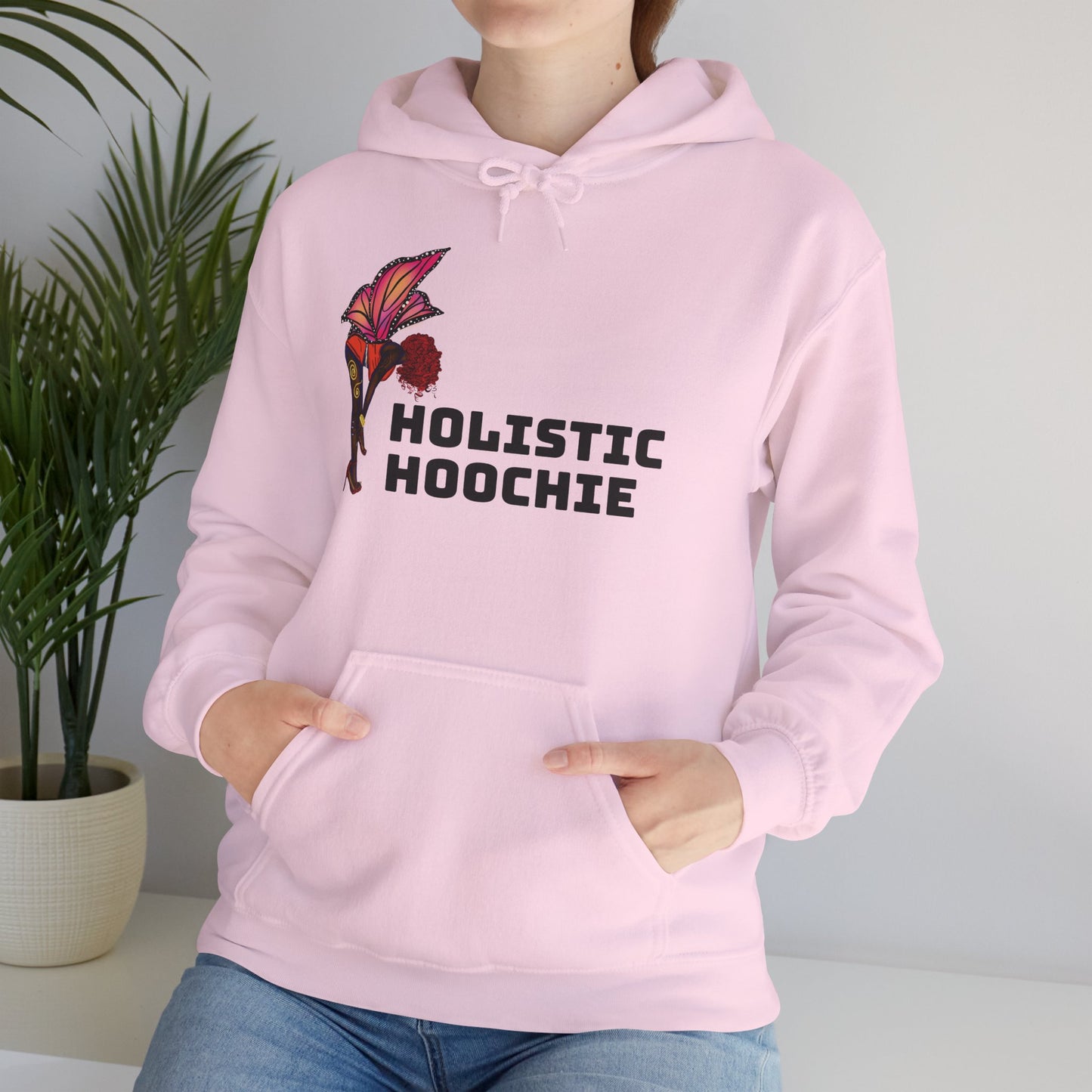 Holistic Hoochie Hoodie – Spiritual Floral Graphic Hooded Sweatshirt