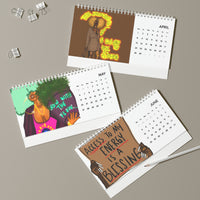 Desk Calendar (2024 grid)