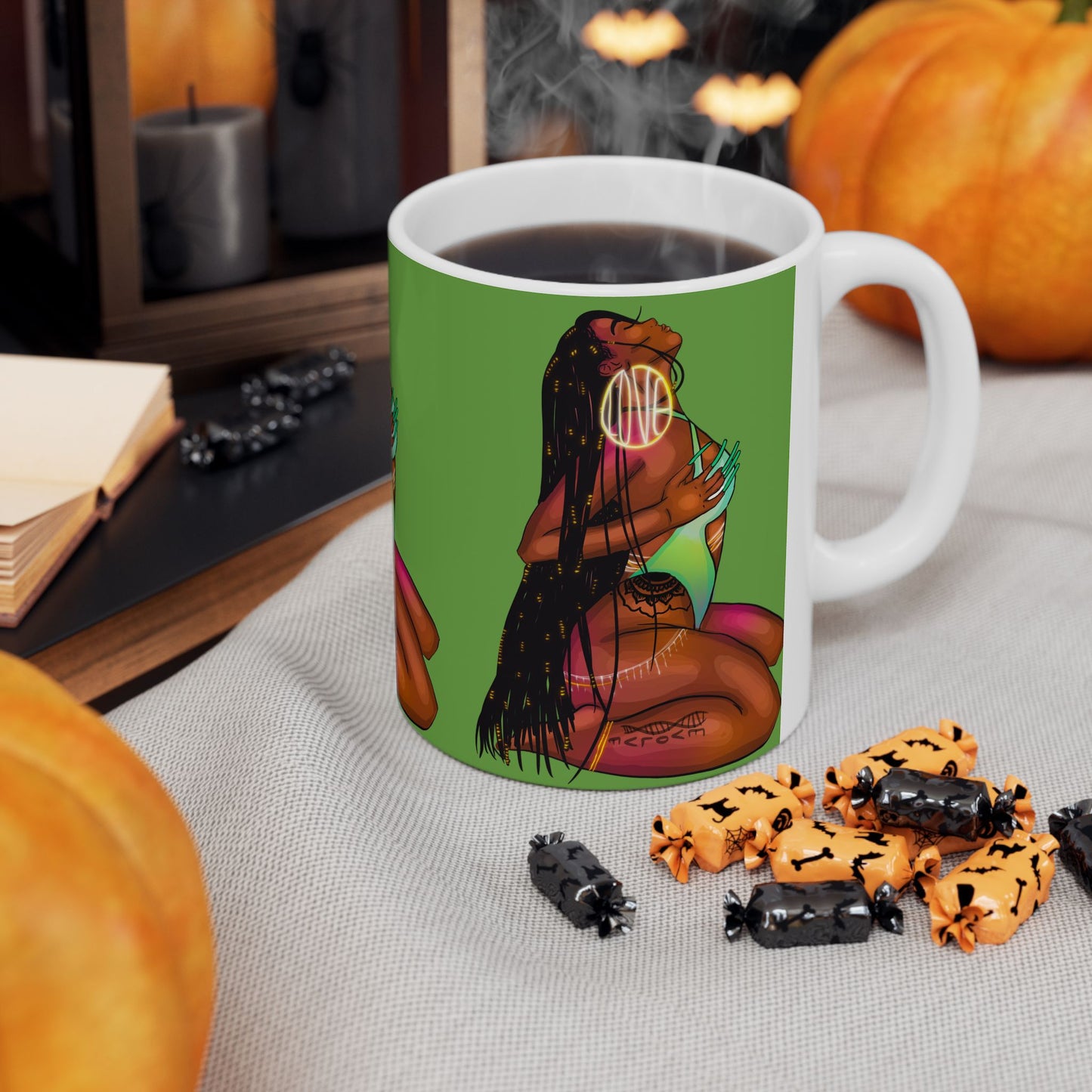 Self Love Ceramic Mug — 11oz & 15oz Inspirational Coffee Cup