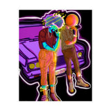 Cosmic homies kid cut sticker