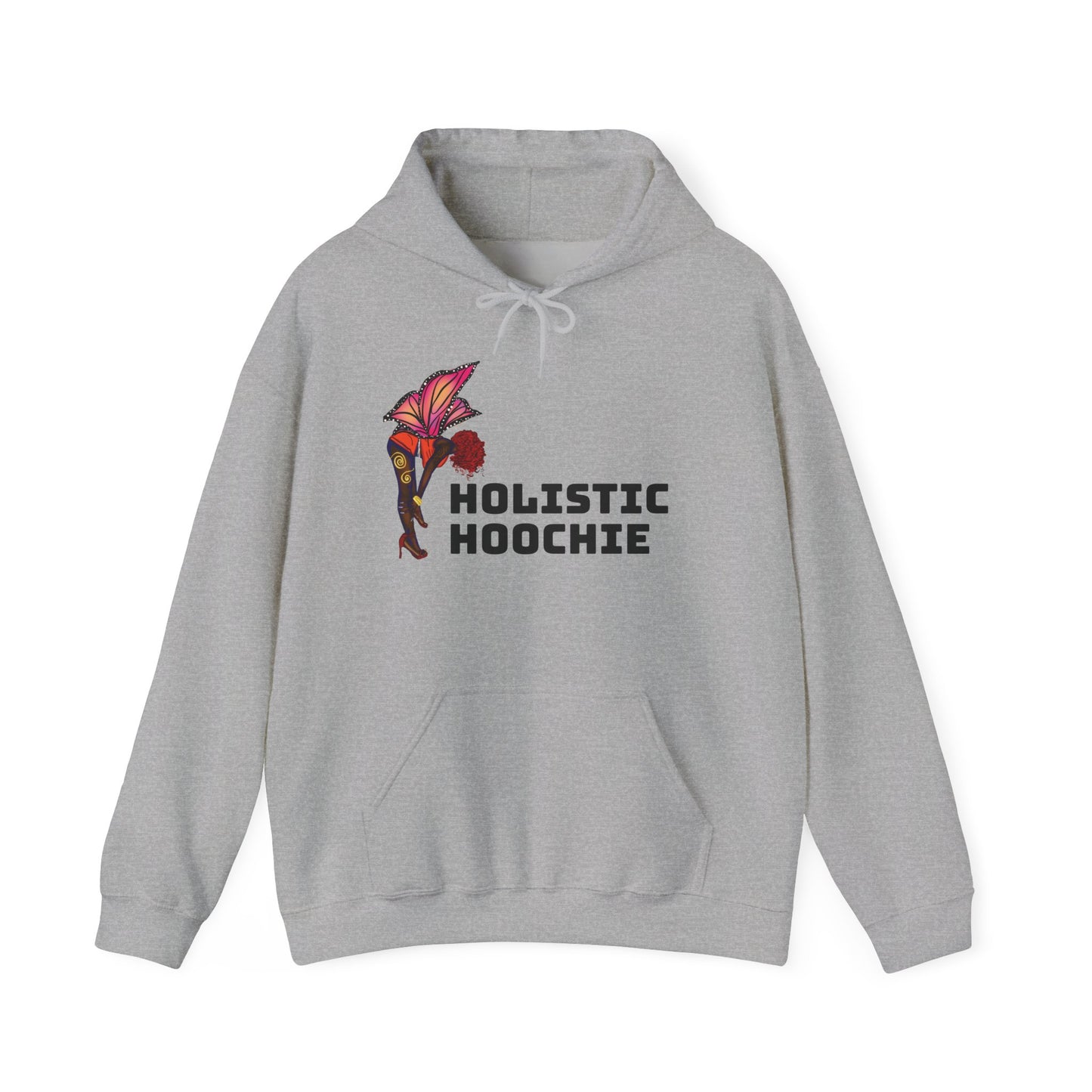 Holistic Hoochie Hoodie – Spiritual Floral Graphic Hooded Sweatshirt