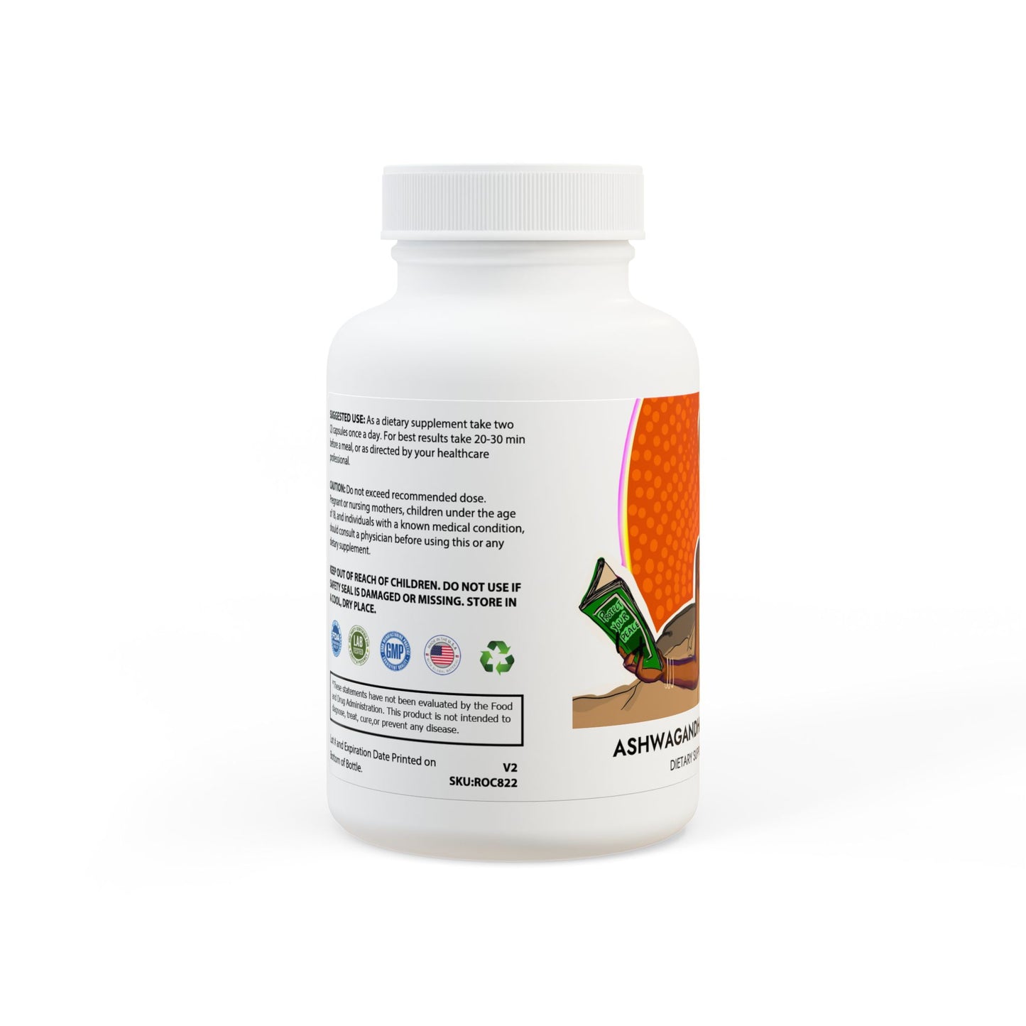 RELAXXXX HOOCHIE Ashwagandha and Black Pepper Supplement (60 capsules)