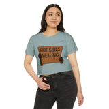 Hot Girls Healing Crop Top — Empowerment Festival Tee