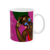 Mug — "Healing Through the Bullshit" Inspirational Ceramic Coffee Mug