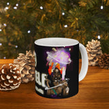 Call 1-800-kNow-Yoself Neon Psychic Ceramic Mug (11oz/15oz)