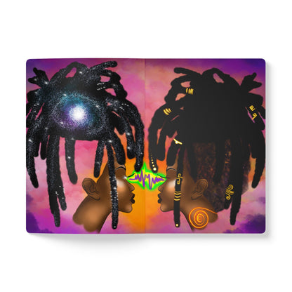 Holistic Hoochie University Softcover Journal — Afro-Goddess Affirmation Notebook