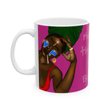 Mug — "Healing Through the Bullshit" Inspirational Ceramic Coffee Mug