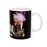 Call 1-800-kNow-Yoself Neon Psychic Ceramic Mug (11oz/15oz)