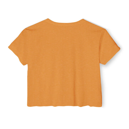 Festival Crop Top – "Holistic Hoochie University" Retro Pinup Graphic
