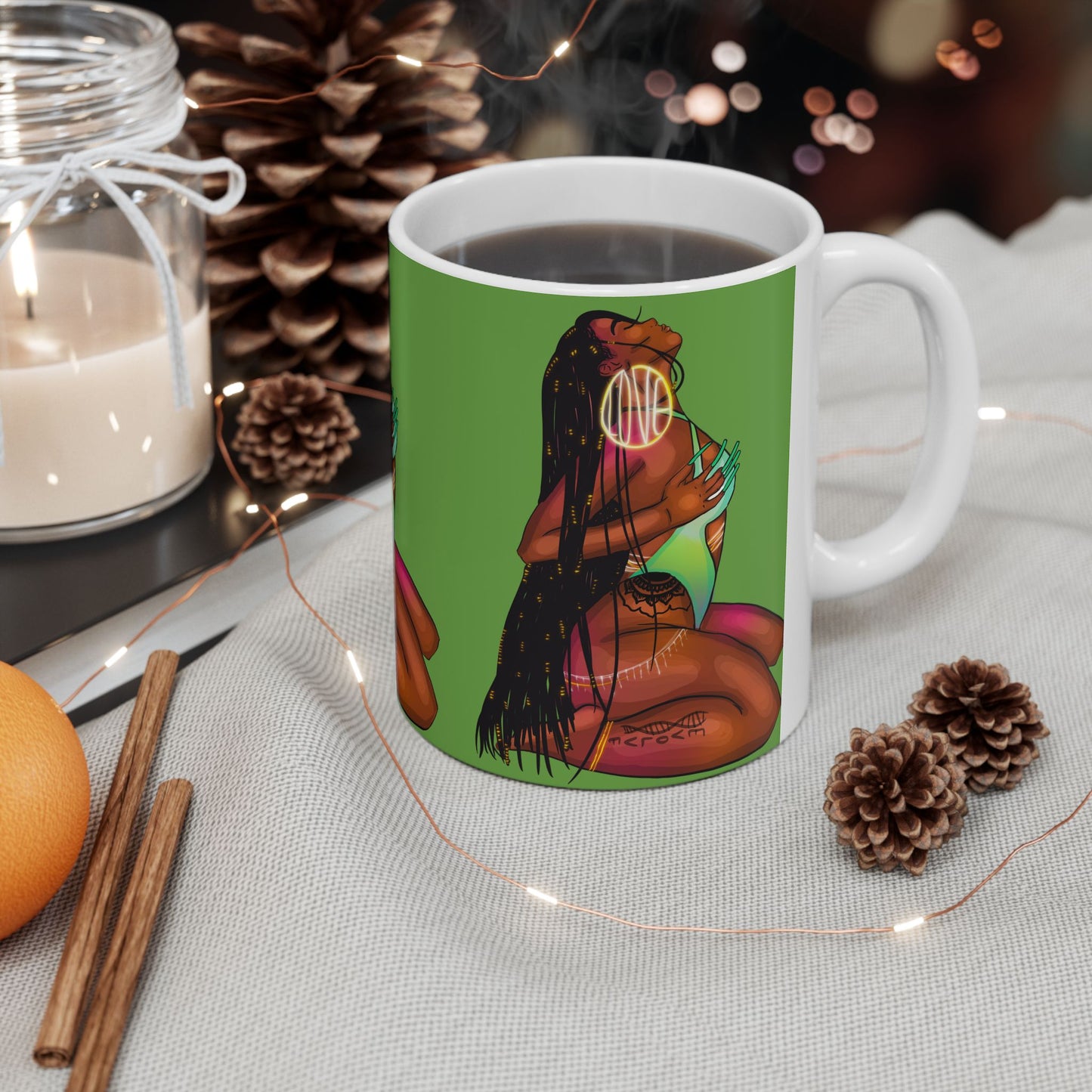 Self Love Ceramic Mug — 11oz & 15oz Inspirational Coffee Cup