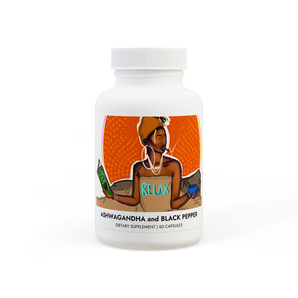 RELAXXXX HOOCHIE Ashwagandha and Black Pepper Supplement (60 capsules)