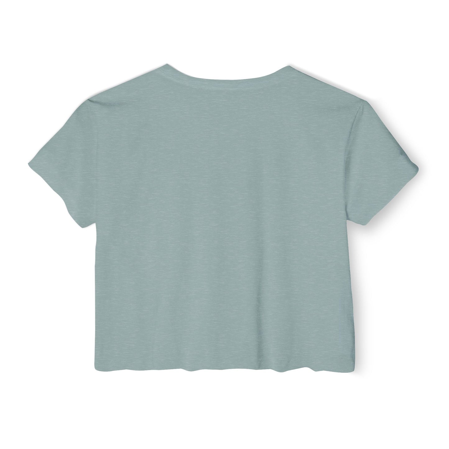 Festival Crop Top – "Holistic Hoochie University" Retro Pinup Graphic