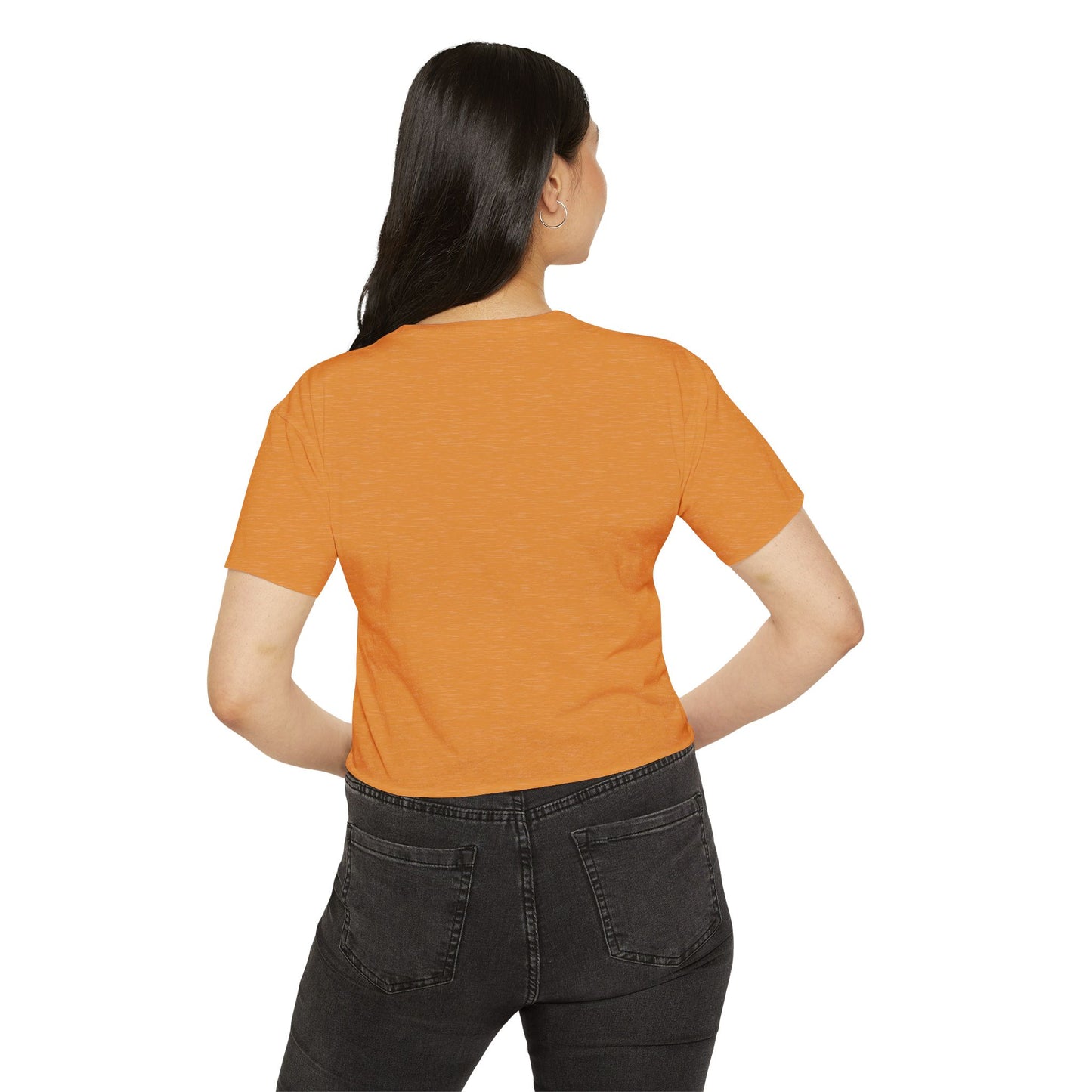 Festival Crop Top – "Holistic Hoochie University" Retro Pinup Graphic