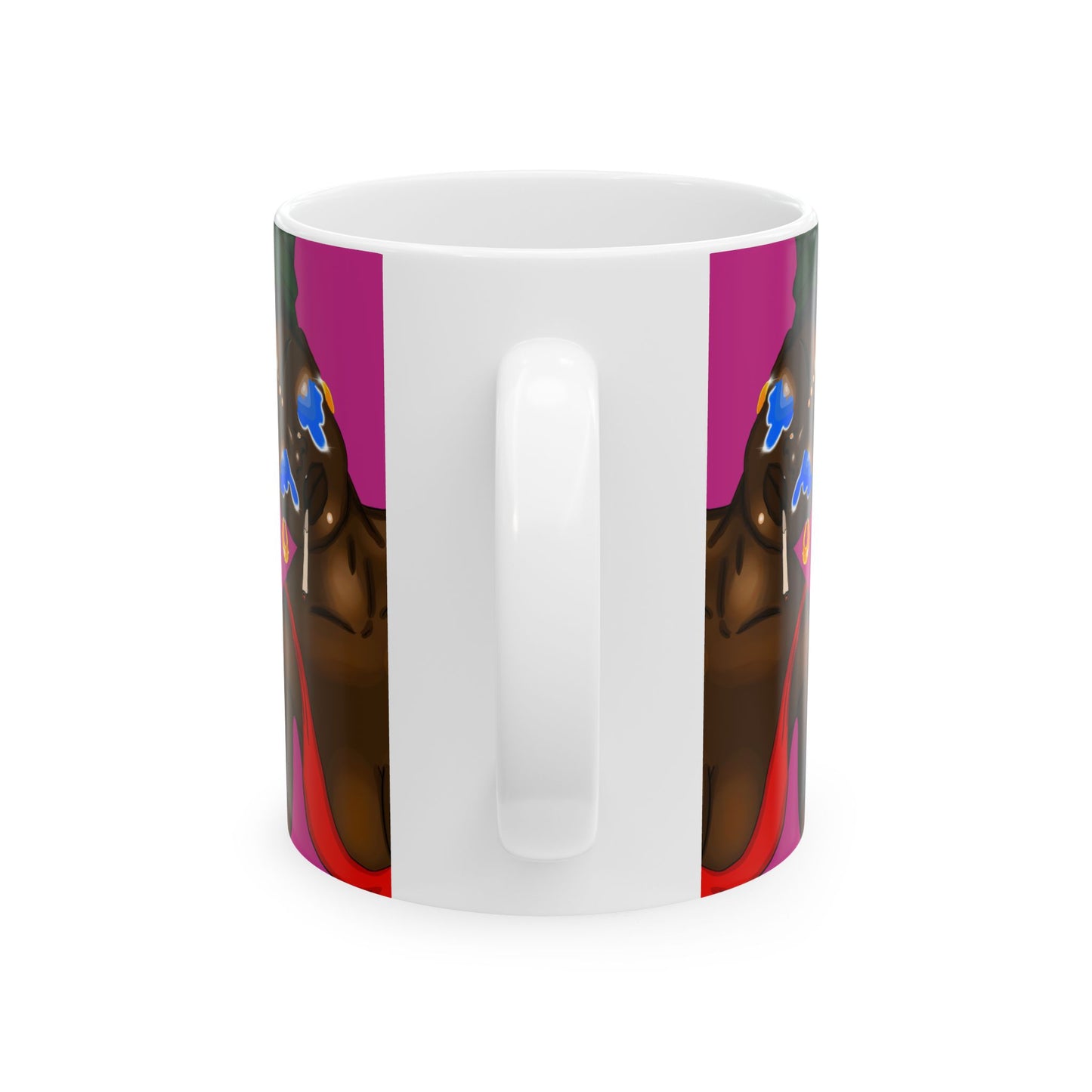 Mug — "Healing Through the Bullshit" Inspirational Ceramic Coffee Mug