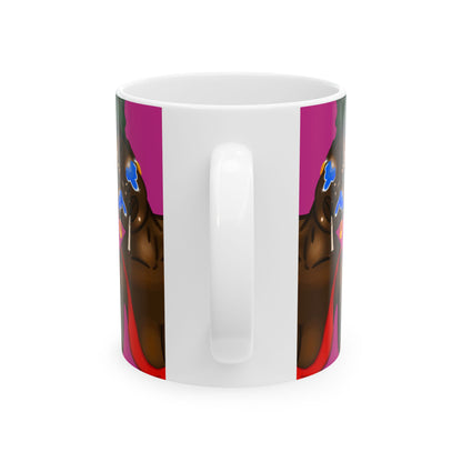 Mug — "Healing Through the Bullshit" Inspirational Ceramic Coffee Mug