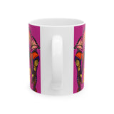 Mug — "Don't Chase Attraction" Colorful Butterfly Ceramic Coffee Mug (11oz/15oz)