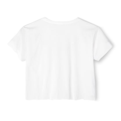 Festival Crop Top – "Holistic Hoochie University" Retro Pinup Graphic