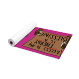 Yoga Mat — “Access to My Energy Is a Blessing” Inspirational Foam Yoga Mat