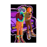 Cosmic homies kid cut sticker