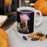 Call 1-800-kNow-Yoself Neon Psychic Ceramic Mug (11oz/15oz)