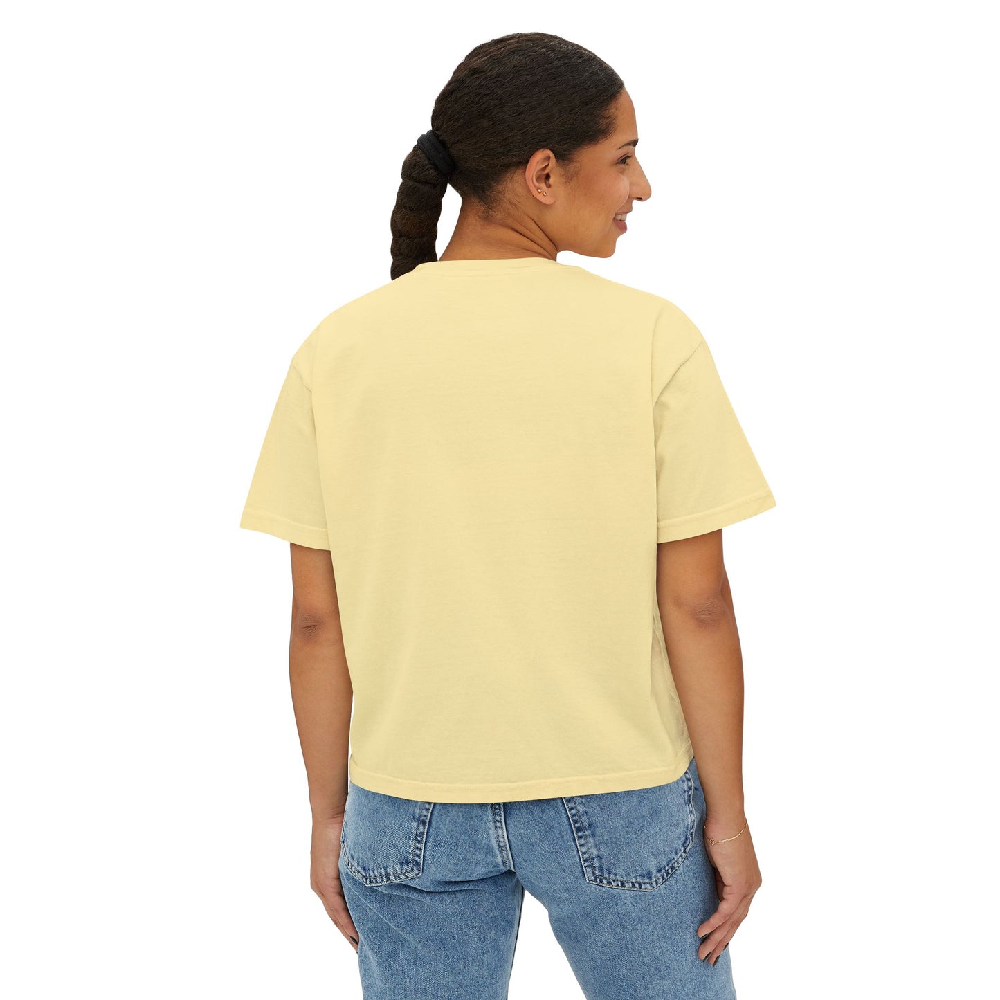 Boxy Tee — "Stay Away From Niggas That Disturb Ya Nervous System" Graphic Shirt