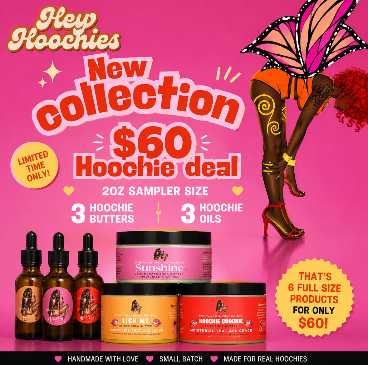 HOOCHIE SAMPLER  SET ❤️