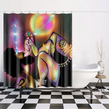 Nourishing . Quick-drying Shower Curtain