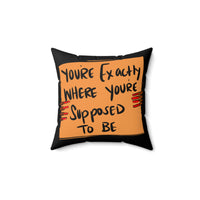 Spun Polyester Square Pillow