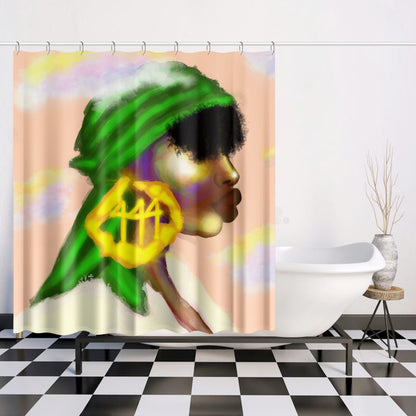 444. Quick-drying Shower Curtain