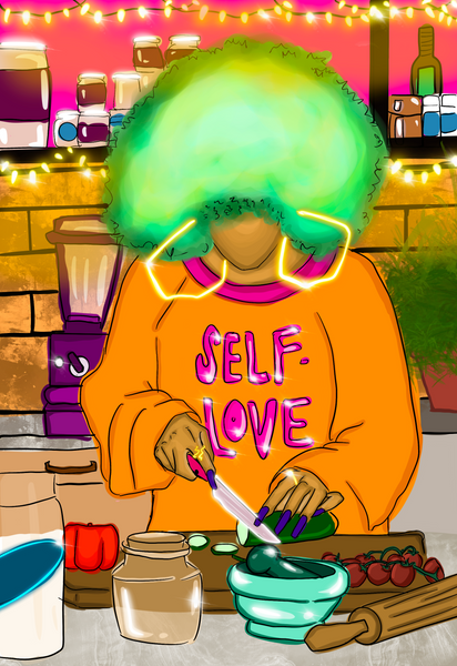 Framed photo paper poster