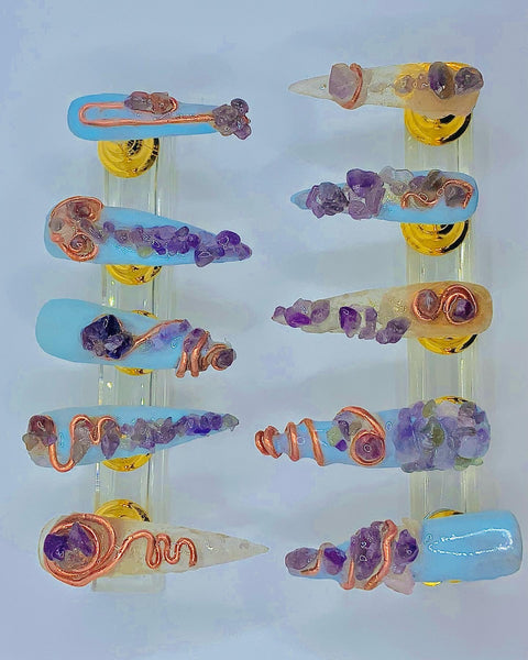 AMETHYST COPPER WRAPPED