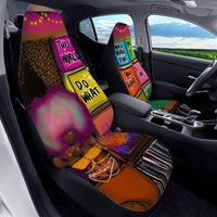 351. Microfiber Car Seats Cover 2Pcs