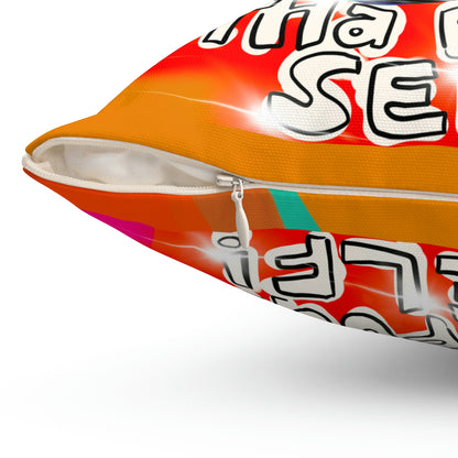 Spun Polyester Square Pillow