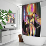 Nourishing . Quick-drying Shower Curtain