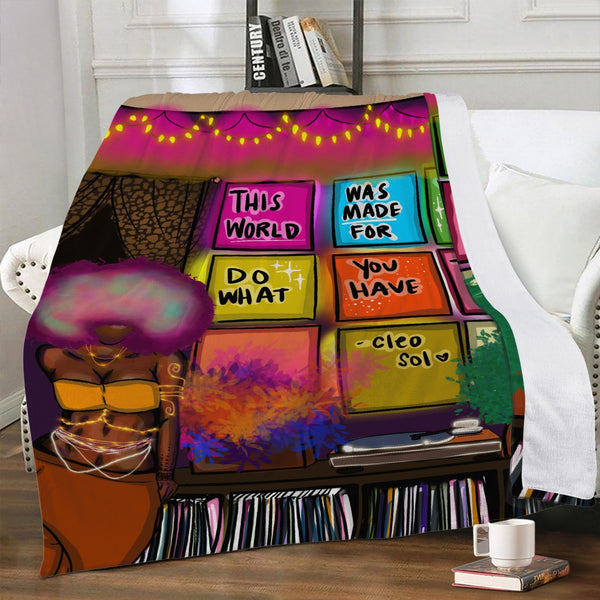227. Trends Dual-sided Stitched Fleece Blanket