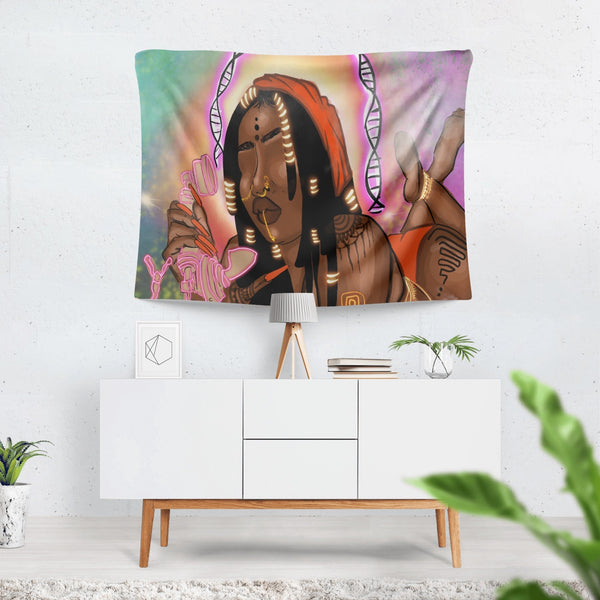 Cell service . Stylish 2-Sized Polyester Wall Tapestry