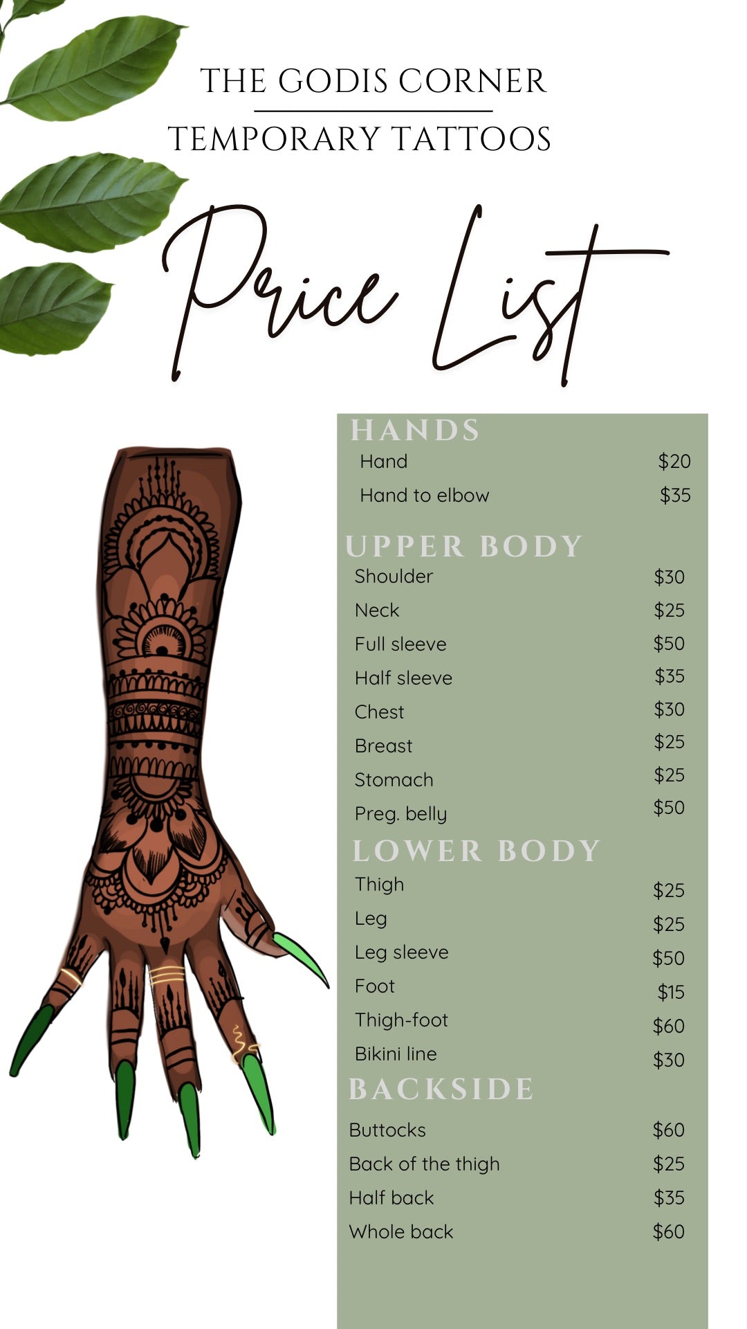 Temporary Tattoos