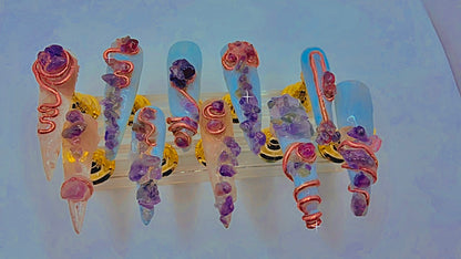 AMETHYST COPPER WRAPPED
