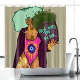 Flow. Quick-drying Shower Curtain